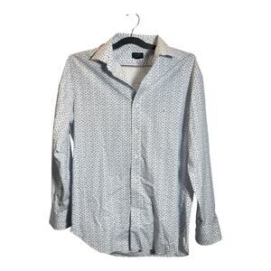 J.Crew Ludlow Slim Mens 15.5 / 33 Long Sleeve Button Down Floral Dress Shirt